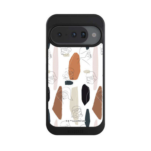 Google Pixel 10 NIVOcore Dunkle Seite Line Art