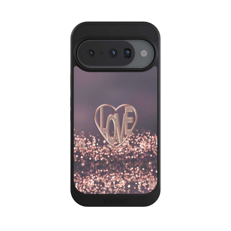 Pixel 10 NIVOcore Love Glitter Pink