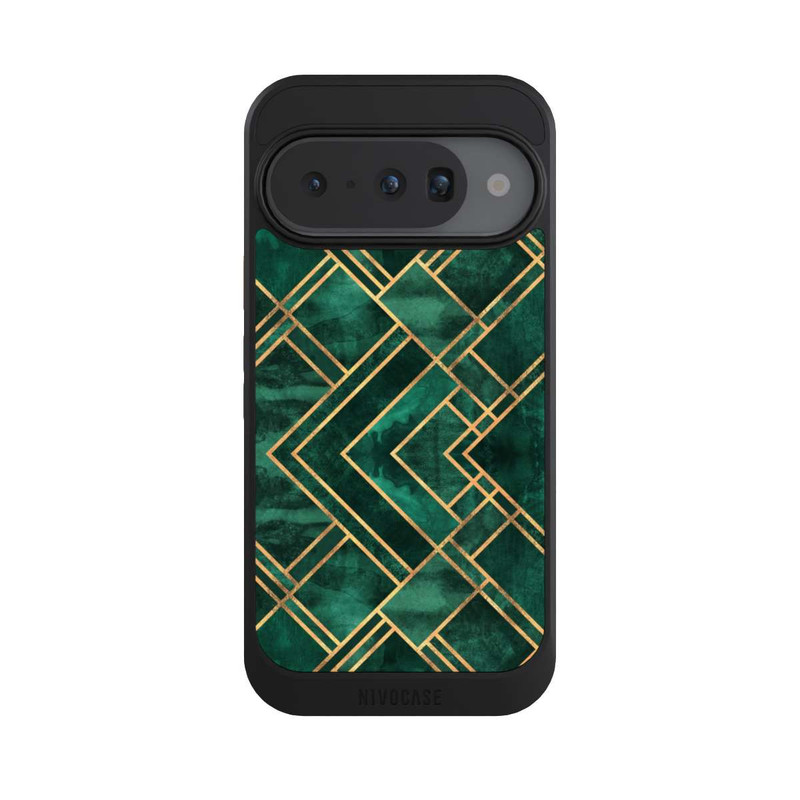 Pixel 10 NIVOcore Grüne Blöcke