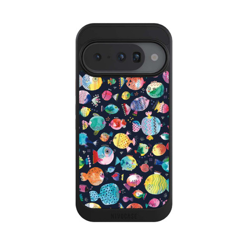 Google Pixel 10 NIVOcore Strandkugelfische Kinder Marineblau
