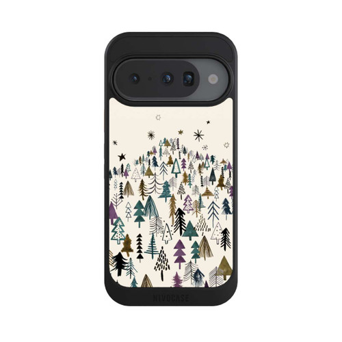 Google Pixel 10 NIVOcore Bergbäume Wald Lila