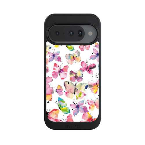 Google Pixel 10 NIVOcore Aquarell Frühlingsschmetterlinge