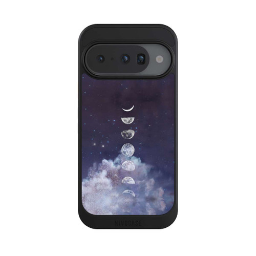 Google Pixel 10 NIVOcore Mondphasen auf dem Mond
