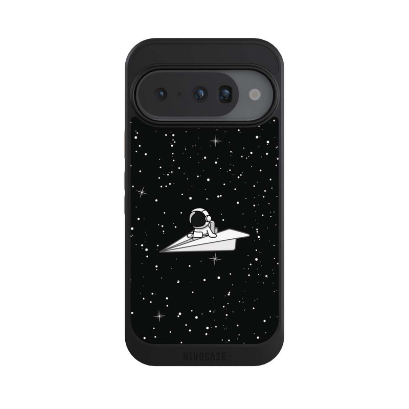 Pixel 10 NIVOcore Astronaut Paper Plane Comic