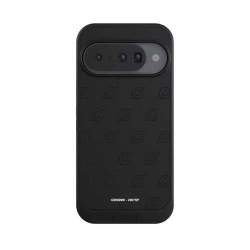 Google Pixel 10 NIVOcore Black Konoha Pattern Transparant
