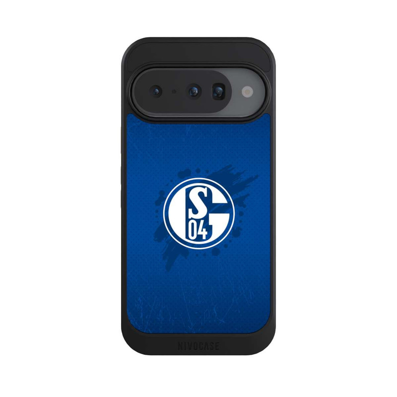 Pixel 10 NIVOcore Schalke 04 Farbe Fleck Blau