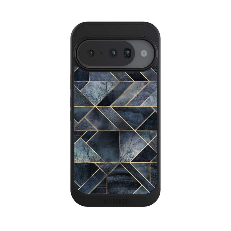 Pixel 10 NIVOcore Abstraktes Natur-Dunkelblau