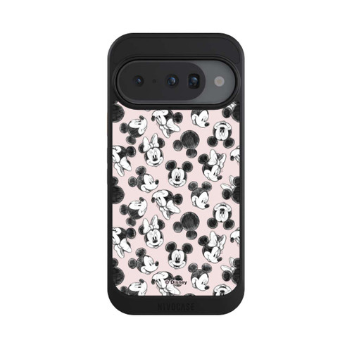 Google Pixel 10 NIVOcore Minnie &amp; Mickey Viele Gesichter Pink