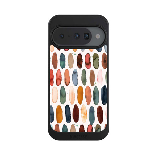 Google Pixel 10 NIVOcore Aquarellstriche aus mineralischem Terrakotta