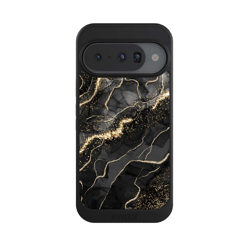 Pixel 10 NIVOcore Look Spirales de Marbre Sombre & Or