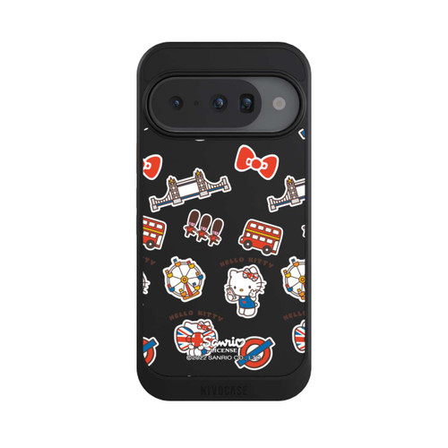 Google Pixel 10 NIVOcore Hello Kitty Londoner Abzeichen Transparent
