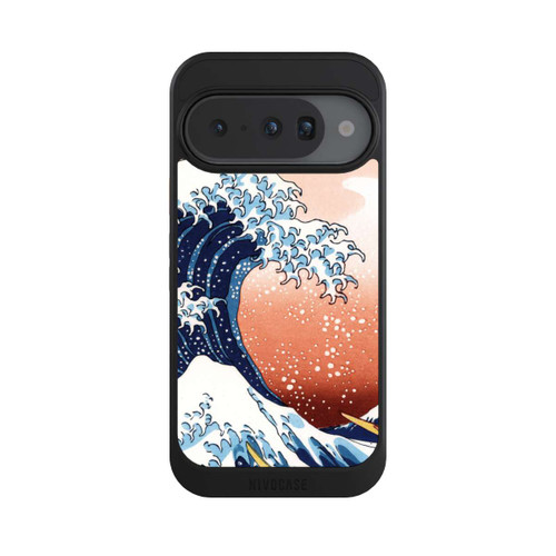 Google Pixel 10 NIVOcore La Grande Vague de Kanagawa Rouge