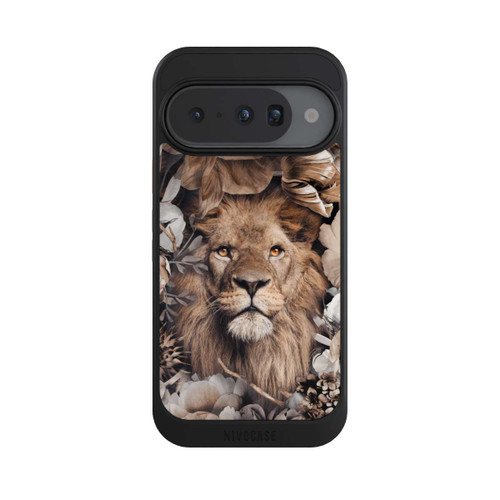 Google Pixel 10 NIVOcore Lion Flower Frame beige