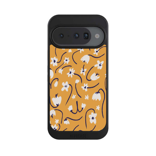 Google Pixel 10 NIVOcore Kleine Blumen Muster Gelb