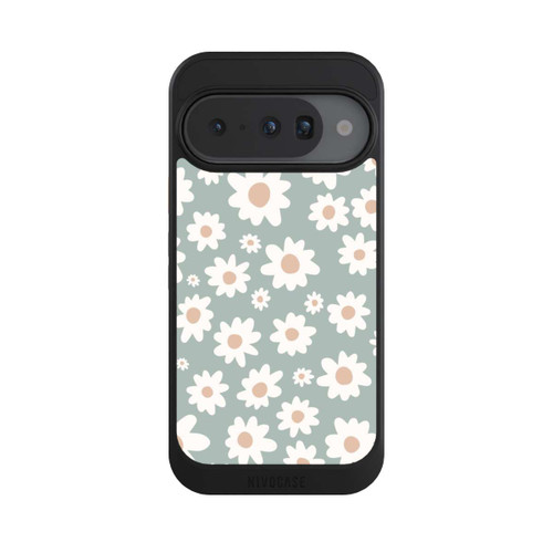 Google Pixel 10 NIVOcore Daisy Flower Seamless Pattern Green