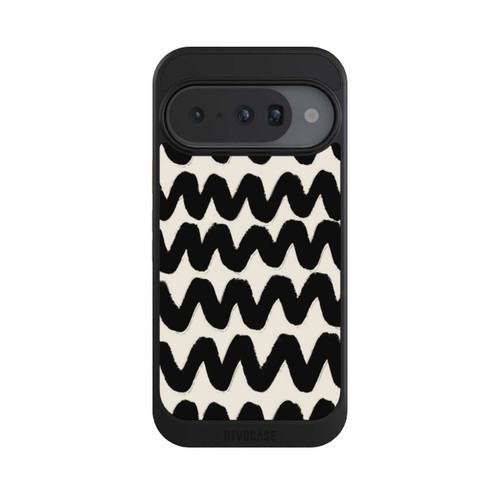 Google Pixel 10 NIVOcore Vagues Noires Pattern