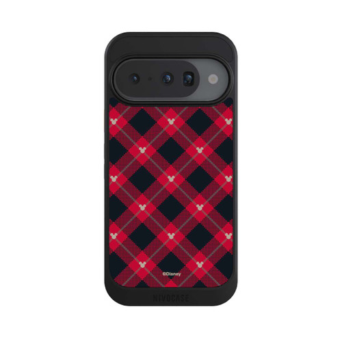 Google Pixel 10 NIVOcore Mickey Weihnachtsmuster Rot