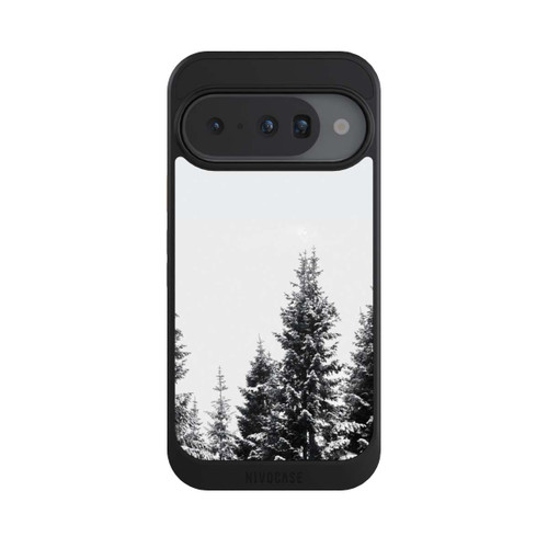 Google Pixel 10 NIVOcore Arbres couverts de neige
