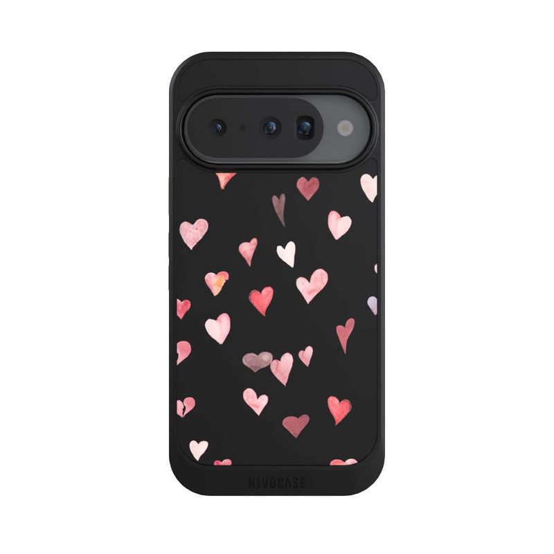 Pixel 10 NIVOcore Valentines Hearts Dropping