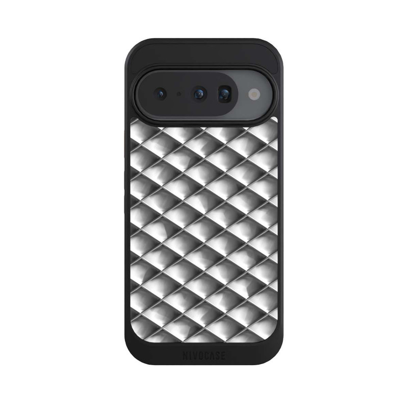 Pixel 10 NIVOcore Glamour Silver Squares