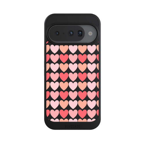 Google Pixel 10 NIVOcore Rosa Schattenherzen