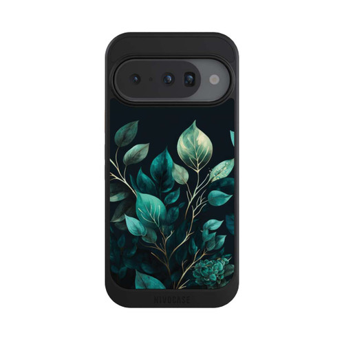 Google Pixel 10 NIVOcore Eucalyptus Dark Background