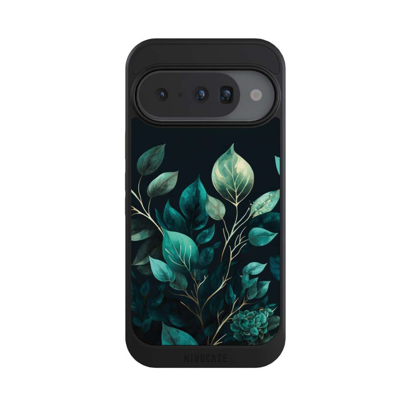 Pixel 10 NIVOcore Eucalyptus Dark Background
