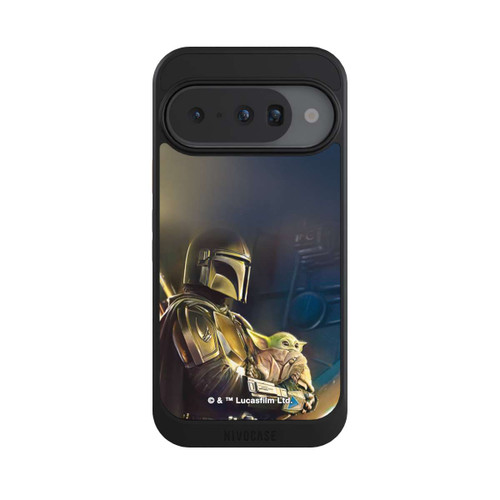Google Pixel 10 NIVOcore Mandalorianer und Grogu im Schiff