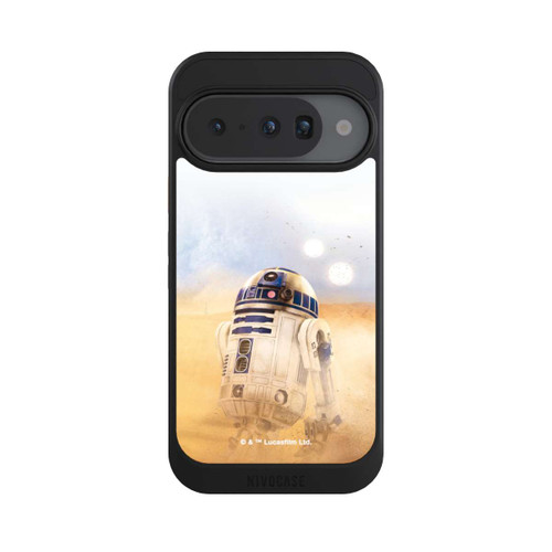 Google Pixel 10 NIVOcore R2D2 in der Wüste