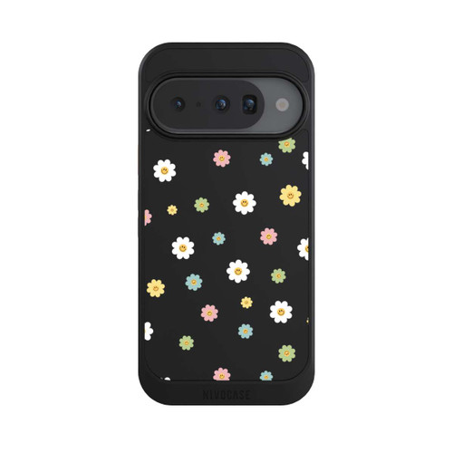 Google Pixel 10 NIVOcore Flower Power klein transparent