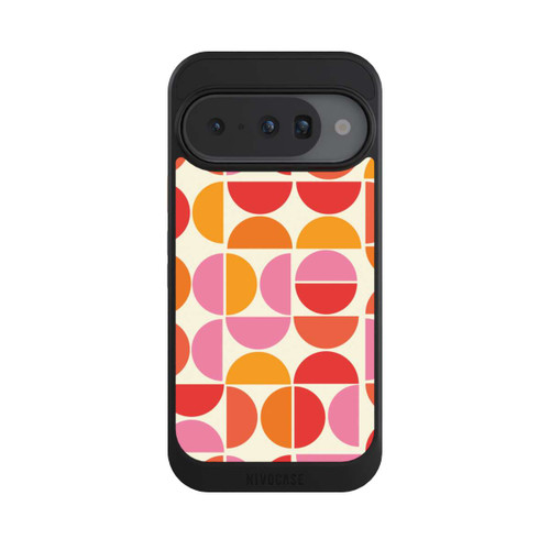Google Pixel 10 NIVOcore Retro Trend Pattern Orange