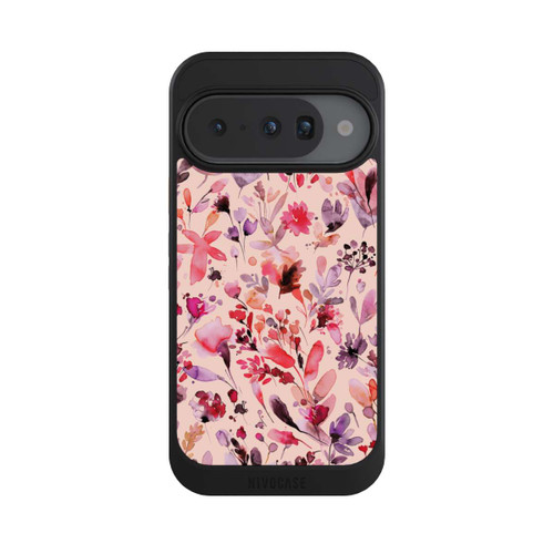 Google Pixel 10 NIVOcore Künstlerische Blumen Viva Magenta
