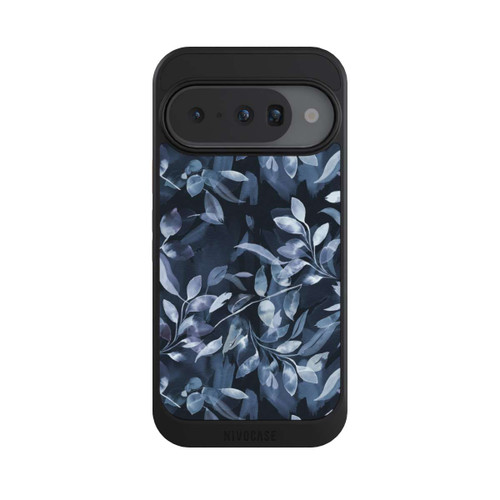 Google Pixel 10 NIVOcore Aquarelle Feuilles Mystiques Marine