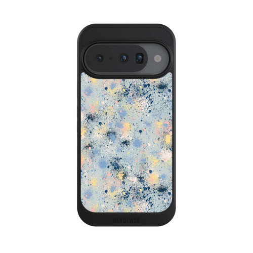 Google Pixel 10 NIVOcore Tintentropfen Staub Textur Blau