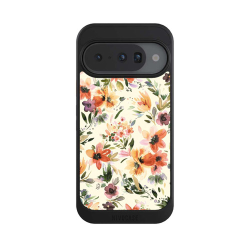 Google Pixel 10 NIVOcore Summer Artistic Flowers Ivory