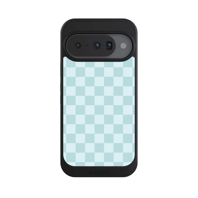 Pixel 10 NIVOcore Schachbrett Hellblau