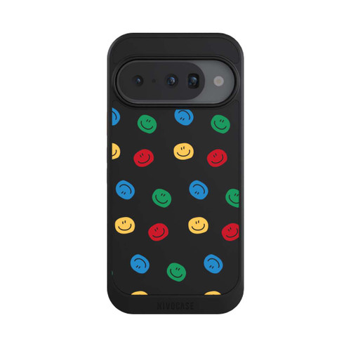Google Pixel 10 NIVOcore Smile Muster Bunt