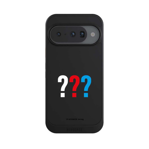 Google Pixel 10 NIVOcore Die Drei Fragezeichen Logo Transparent