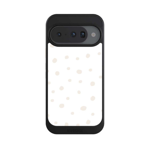 Google Pixel 10 NIVOcore Punktmuster Weiß Braun