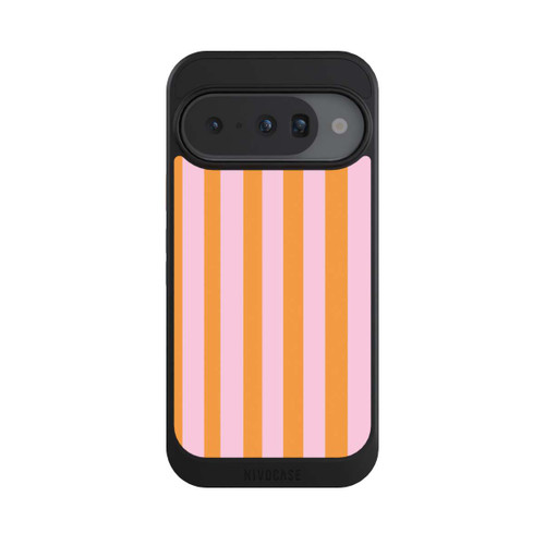 Google Pixel 10 NIVOcore Orange Rosa Streifen