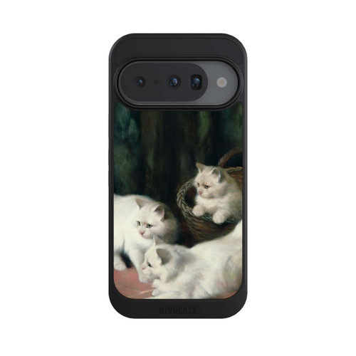 Google Pixel 10 NIVOcore Three White Angora Kittens