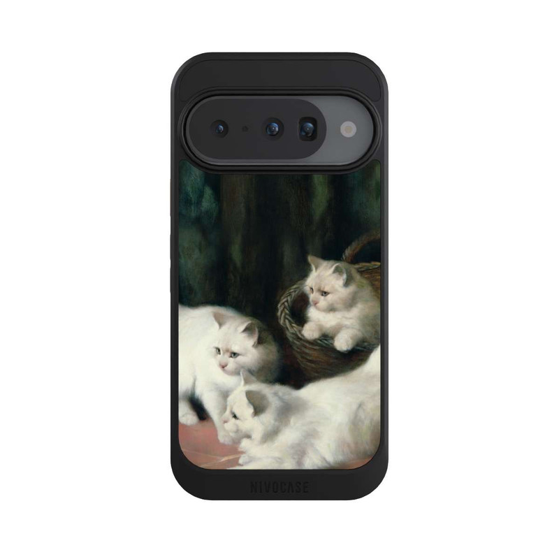 Pixel 10 NIVOcore Three White Angora Kittens