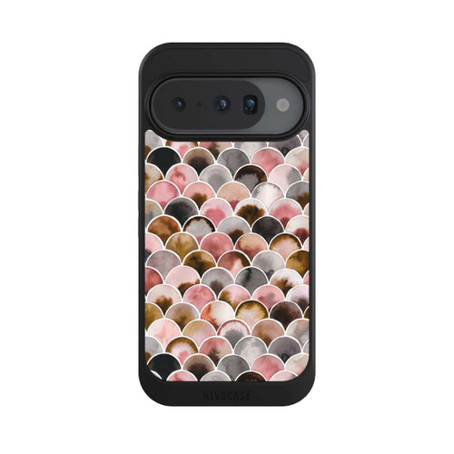 Google Pixel 10 NIVOcore Japandi Scales Pink Brown