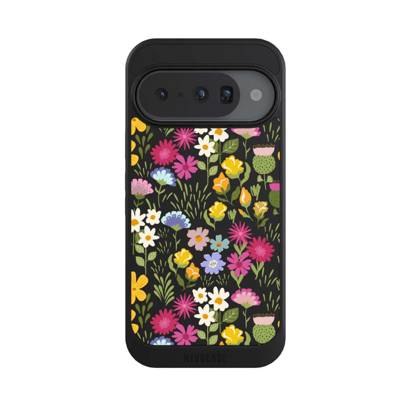 Pixel 10 NIVOcore Bunte Sommerblumen Transparent