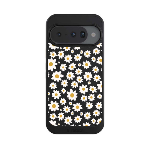 Google Pixel 10 NIVOcore Daisy Flower Seamless Pattern Transparent