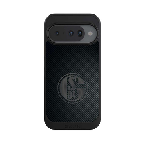 Google Pixel 10 NIVOcore Schalke 04 Carbon Look