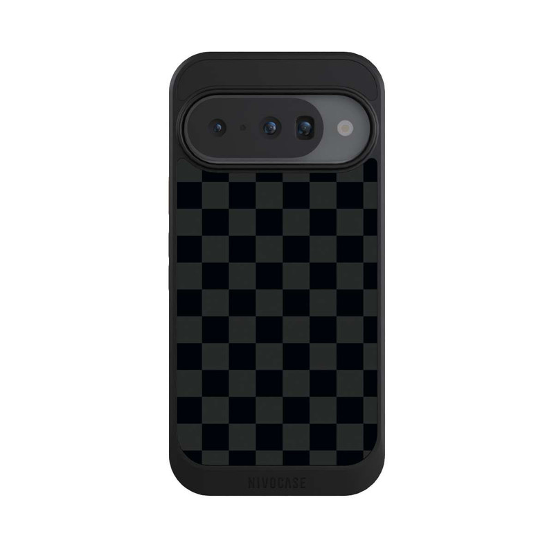 Pixel 10 NIVOcore motif en damier noir