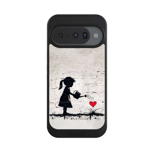 Google Pixel 10 NIVOcore Girl Watering Bunch of Flowers 