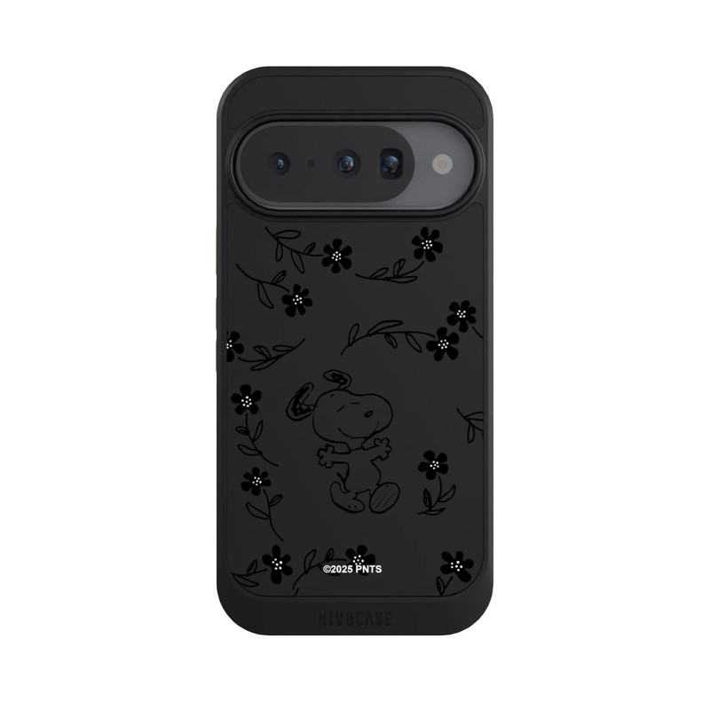 Pixel 10 NIVOcore Snoopy und Flowers Transparent