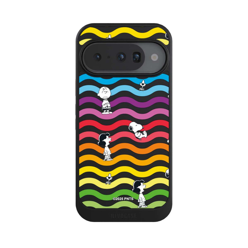 Pixel 10 NIVOcore Snoopy Pattern Rainbow Transparent